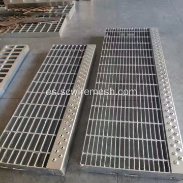 Escalera de rejilla de acero galvanizado